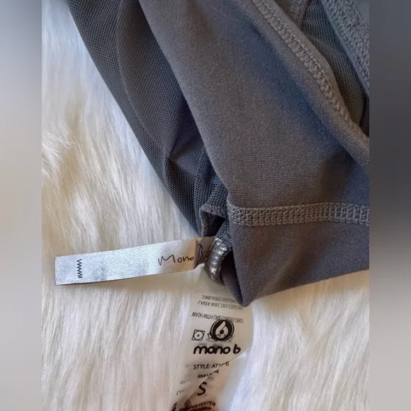 MonoB Dark Gray Bra Top and Camouflage Joggers - Picture 6 of 6